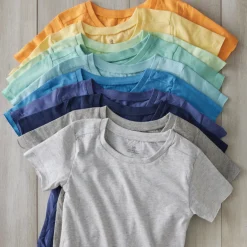 20-Pack Organic Cotton Short Sleeve T-Shirts Bundle