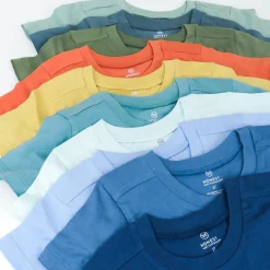 10-Pack Organic Cotton Short Sleeve T-Shirts