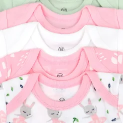 5-Pack Organic Cotton Short Sleeve Bodysuits