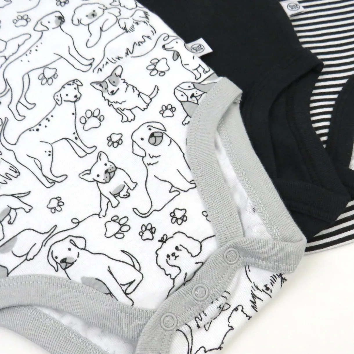 3-Pack Organic Cotton Short Sleeve Bodysuits