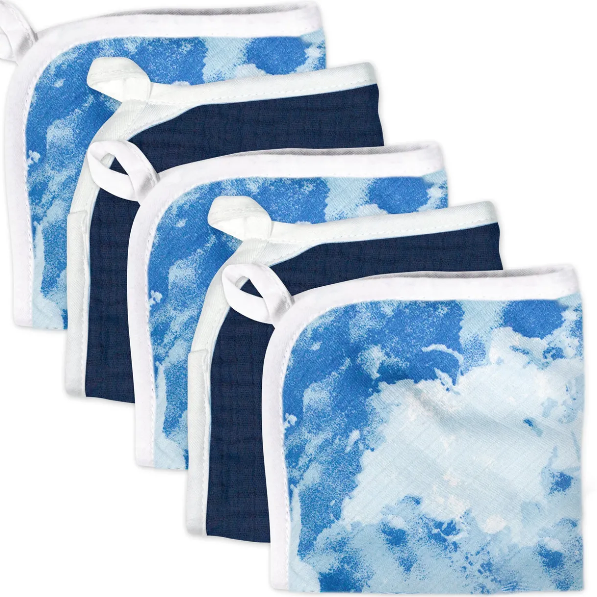 5-Pack Organic Cotton Washcloths