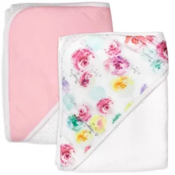 9-Piece BUBBLES & CUDDLES Organic Cotton Bath Gift Set