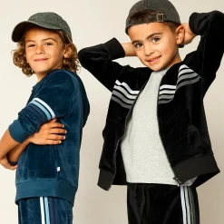 2 Piece Cozy Velour Pop Over Hoodie and Sweatpant Set