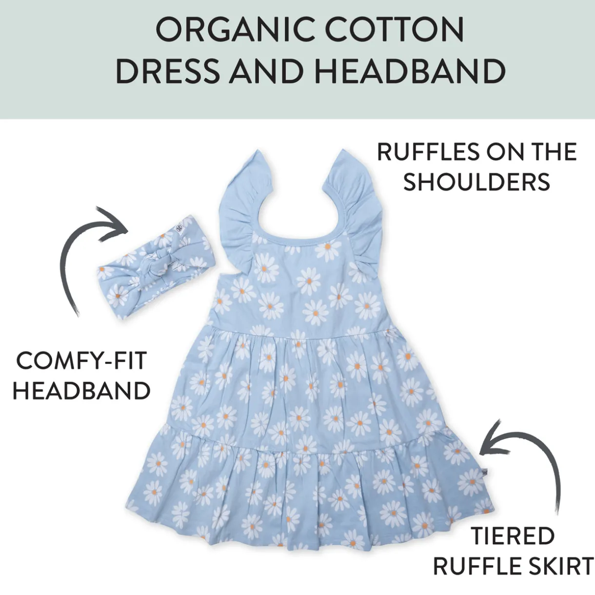 2-Piece Dress and Headband Set