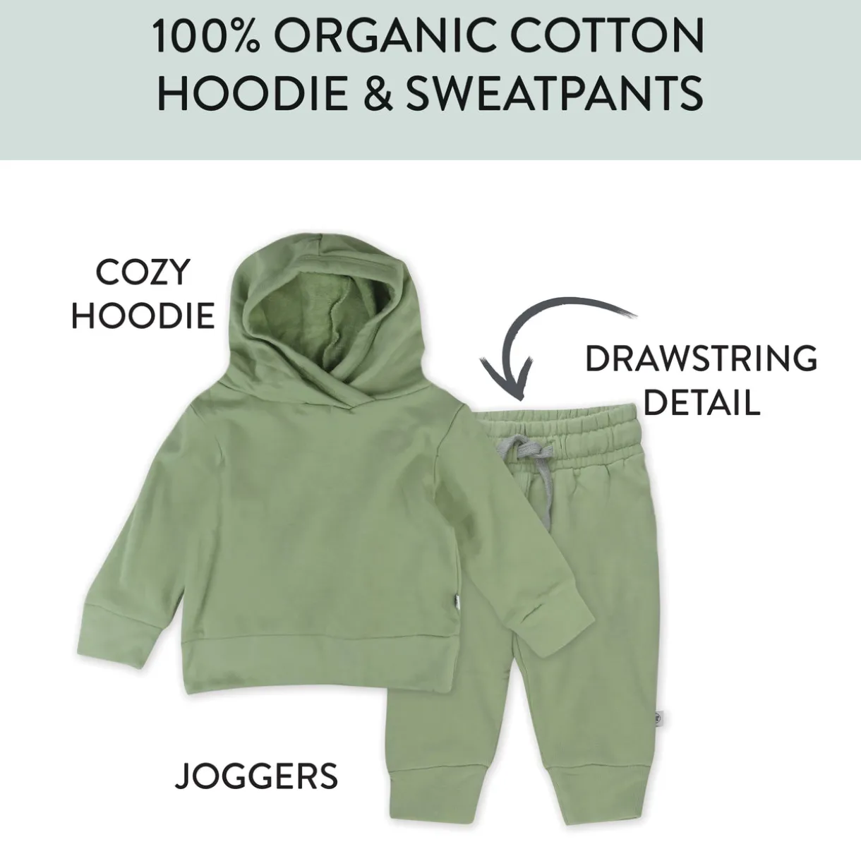 2-Piece Light Weight Hoodie & Sweatpant Set