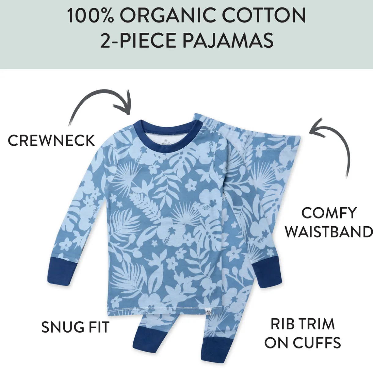 2-Piece Organic Cotton Pajamas