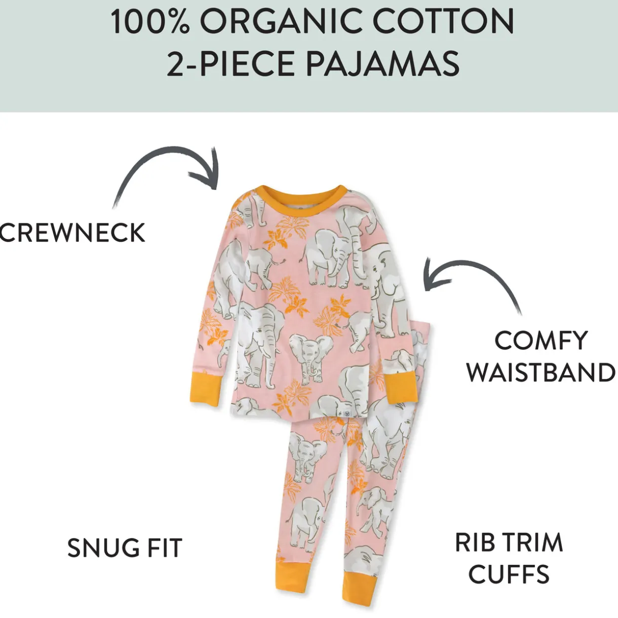 2-Piece Organic Cotton Pajamas